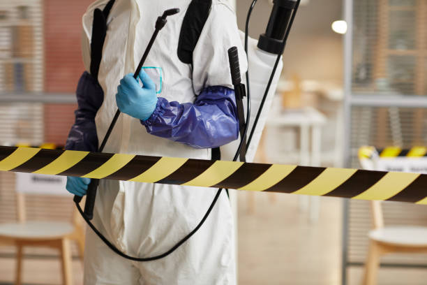 Professional Biohazard Cleanup technician working in Stockton, IL